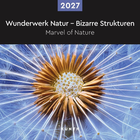 Wunderwerk Natur – Bizarre Strukturen - KUNTH Broschurkalender 2027