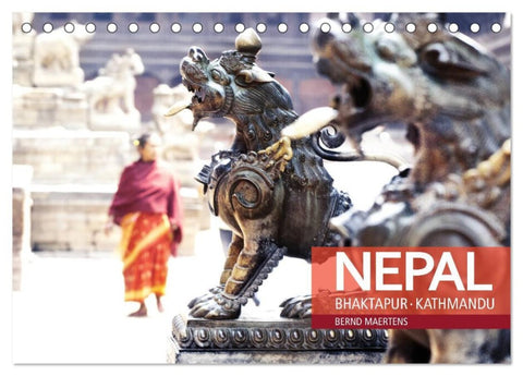 NEPAL Bhaktapur Kathmandu (Tischkalender 2026 DIN A5 quer), CALVENDO Monatskalender