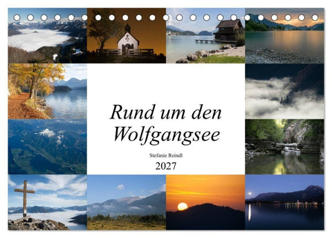 Rund um den Wolfgangsee (Tischkalender 2027 DIN A5 quer), CALVENDO Monatskalender