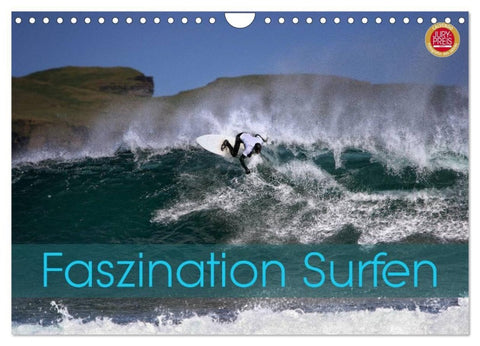 Faszination Surfen (Wandkalender 2027 DIN A4 quer), CALVENDO Monatskalender