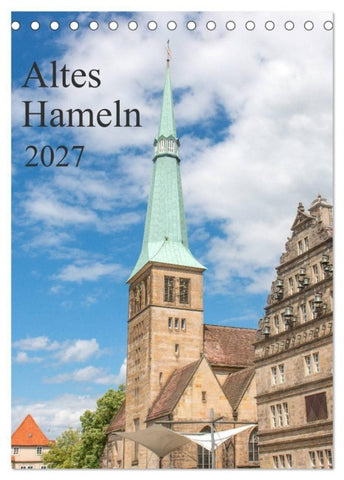 Altes Hameln (Tischkalender 2027 DIN A5 hoch), CALVENDO Monatskalender