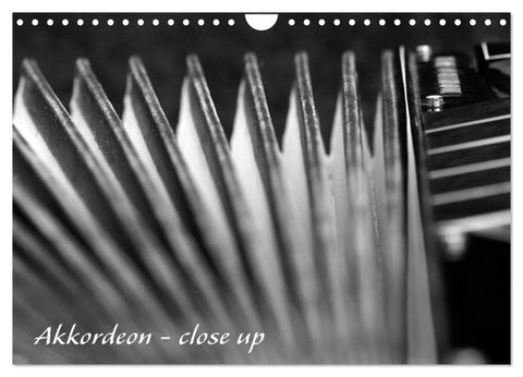 Akkordeon - close up (Wandkalender 2027 DIN A4 quer), CALVENDO Monatskalender