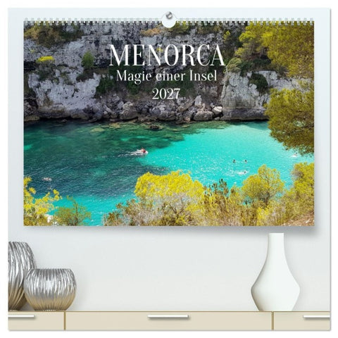 MENORCA Magie einer Insel (hochwertiger Premium Wandkalender 2027 DIN A2 quer), Kunstdruck in Hochglanz