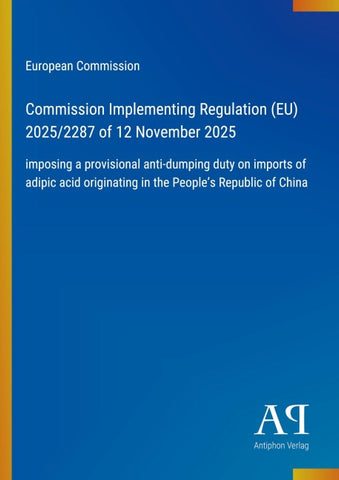 Commission Implementing Regulation (EU) 2025/2287 of 12 November 2025