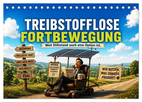 Treibstofflose Fortbewegung (Tischkalender 2027 DIN A5 quer), CALVENDO Monatskalender
