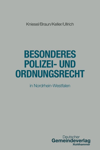 Besonderes Polizei- und Ordnungsrecht