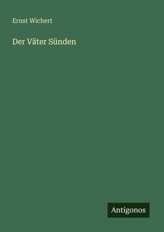 Der Väter Sünden