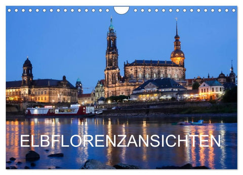 Elbflorenzansichten (Wandkalender 2026 DIN A4 quer), CALVENDO Monatskalender