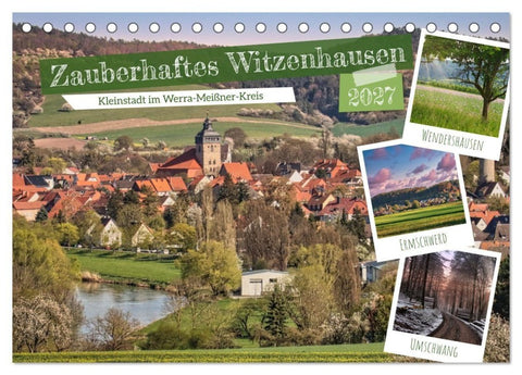 Zauberhaftes Witzenhausen (Tischkalender 2027 DIN A5 quer), CALVENDO Monatskalender
