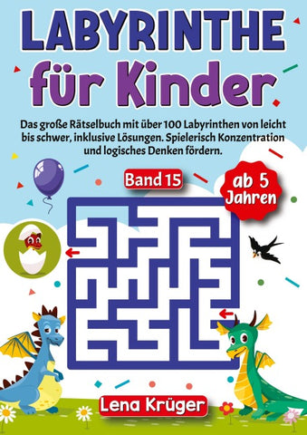 Labyrinthe für Kinder ab 5 Jahren - Band 15