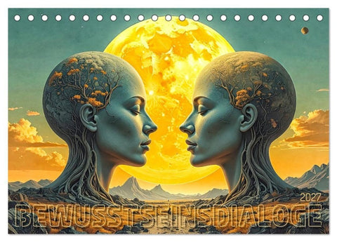 Bewusstseinsdialoge (Tischkalender 2027 DIN A5 quer), CALVENDO Monatskalender