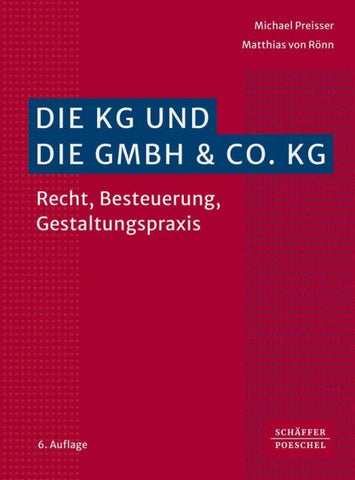 Die KG und die GmbH & Co. KG