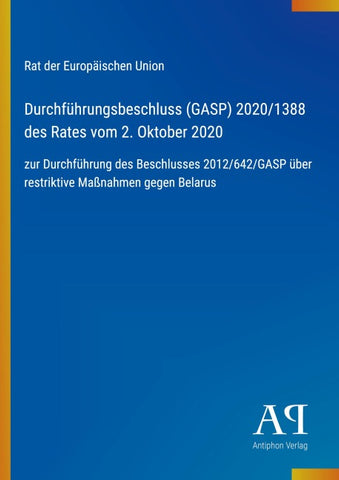 Durchführungsbeschluss (GASP) 2020/1388 des Rates vom 2. Oktober 2020