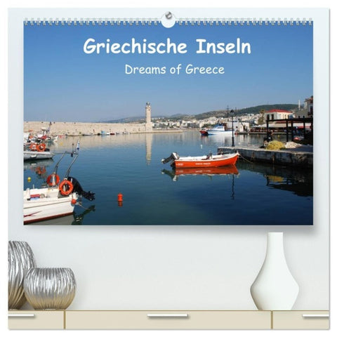 Griechische Inseln (hochwertiger Premium Wandkalender 2027 DIN A2 quer), Kunstdruck in Hochglanz
