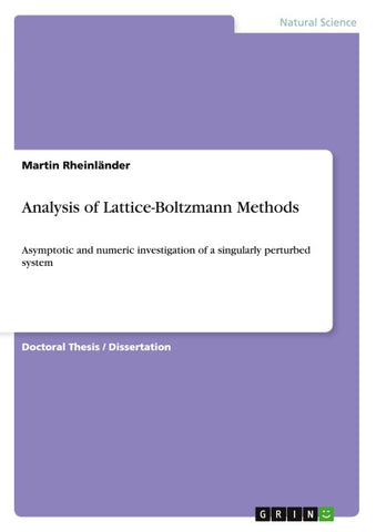 Analysis of Lattice-Boltzmann Methods