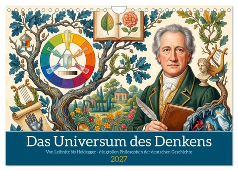Das Universum des Denkens (Wandkalender 2027 DIN A4 quer), CALVENDO Monatskalender