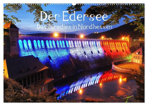 Der Edersee - Das Paradies in Nordhessen (Wandkalender 2027 DIN A2 quer), CALVENDO Monatskalender