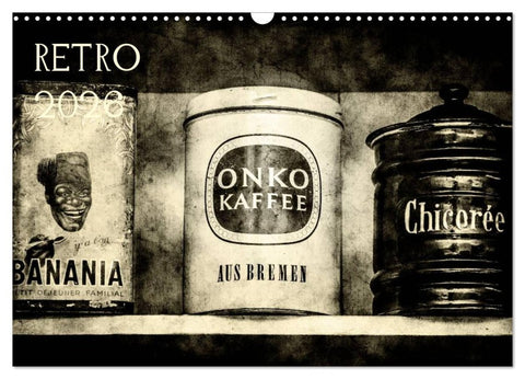 Retro (Wandkalender 2026 DIN A3 quer), CALVENDO Monatskalender