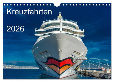 Kreuzfahrten 2026 (Wandkalender 2026 DIN A4 quer), CALVENDO Monatskalender