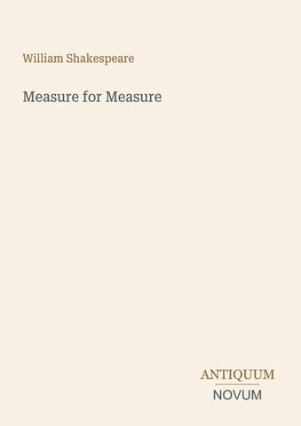Measure for Measure