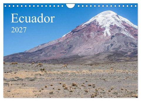 Ecuador (Wandkalender 2027 DIN A4 quer), CALVENDO Monatskalender