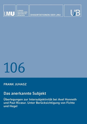 Das anerkannte Subjekt