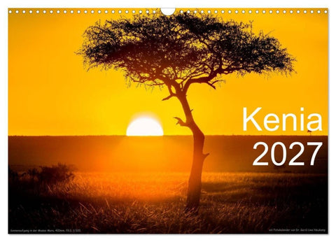 Kenia 2027 (Wandkalender 2027 DIN A3 quer), CALVENDO Monatskalender