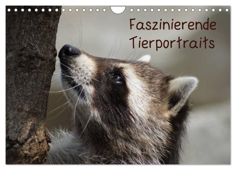 Faszinierende Tierportraits (Wandkalender 2027 DIN A4 quer), CALVENDO Monatskalender