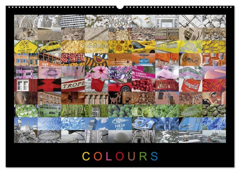 Colours (Wandkalender 2026 DIN A2 quer), CALVENDO Monatskalender