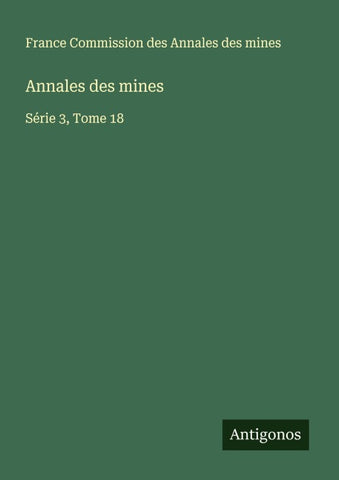 Annales des mines