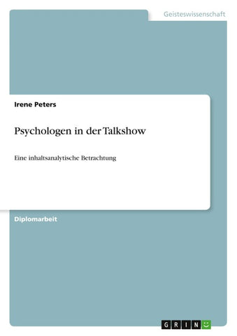 Psychologen in der Talkshow