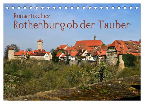 Romantisches Rothenburg ob der Tauber (Tischkalender 2026 DIN A5 quer), CALVENDO Monatskalender