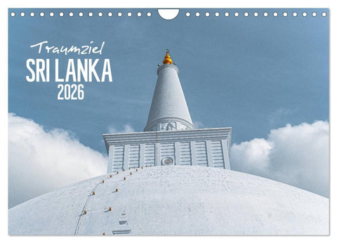 Traumziel Sri Lanka (Wandkalender 2026 DIN A4 quer), CALVENDO Monatskalender