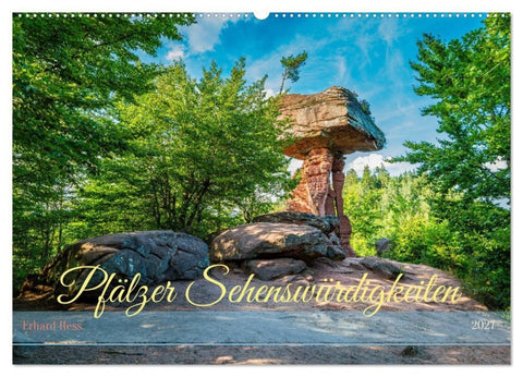 Pfälzer Sehenswürdigkeiten (Wandkalender 2027 DIN A2 quer), CALVENDO Monatskalender