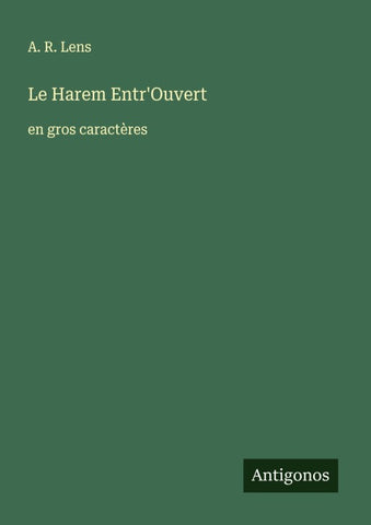 Le Harem Entr'Ouvert