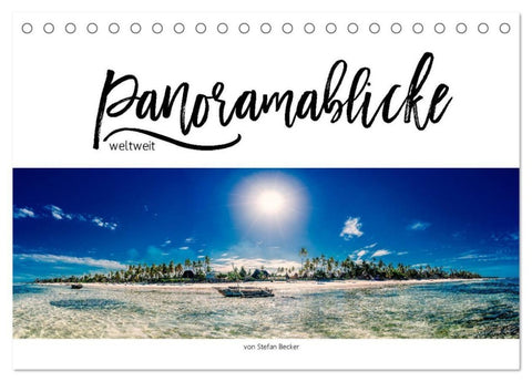 Panoramablicke weltweit (Tischkalender 2027 DIN A5 quer), CALVENDO Monatskalender