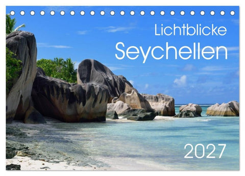 Lichtblicke - Seychellen (Tischkalender 2027 DIN A5 quer), CALVENDO Monatskalender