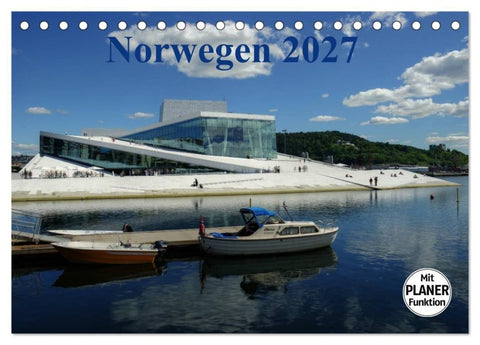 Norwegen und seine Schönheiten 2027 (Tischkalender 2027 DIN A5 quer), CALVENDO Monatskalender