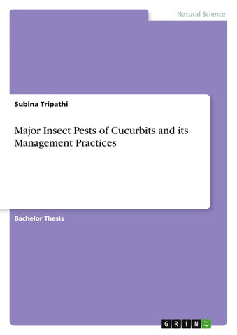 Major Insect Pests of Cucurbits and its Management Practices