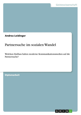 Partnersuche im sozialen Wandel