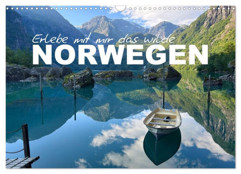 Erlebe mit mir das wilde Norwegen (Wandkalender 2027 DIN A3 quer), CALVENDO Monatskalender