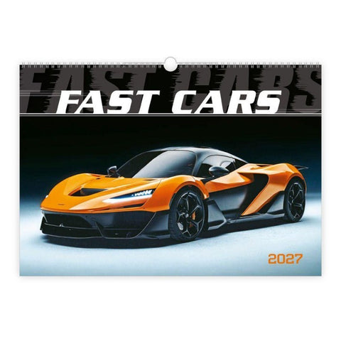 TRÖTSCH - Wandkalender Technikkalender Fast Cars 2027
