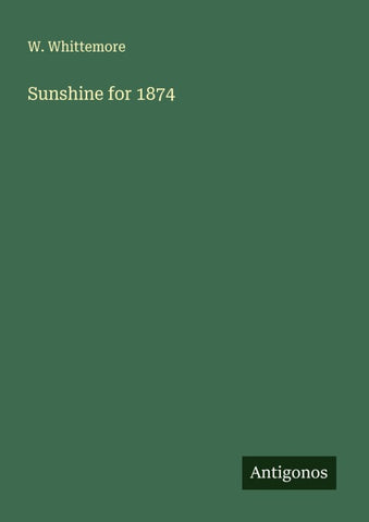 Sunshine for 1874