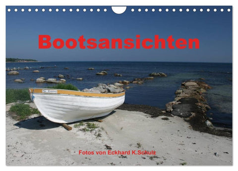 Bootsansichten (Wandkalender 2026 DIN A4 quer), CALVENDO Monatskalender