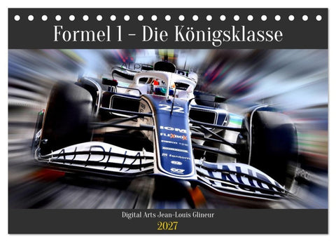 Formel 1 - Die Königsklasse (Tischkalender 2027 DIN A5 quer), CALVENDO Monatskalender