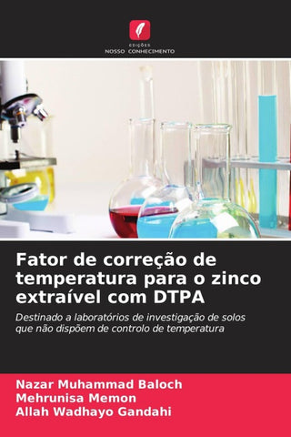 Fator de correção de temperatura para o zinco extraível com DTPA