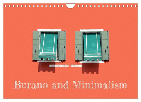 Burano and Minimalism (Wall Calendar 2026 DIN A4 landscape), CALVENDO 12 Month Wall Calendar