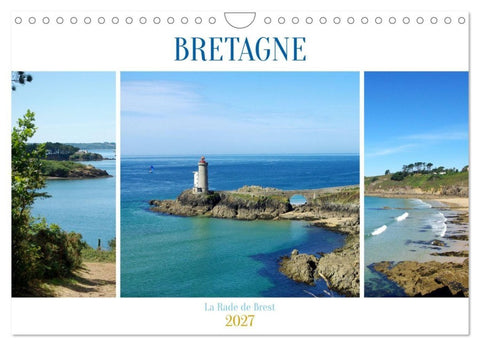 BRETAGNE La Rade de Brest (Calendrier mural 2027 DIN A4 vertical), CALVENDO calendrier mensuel