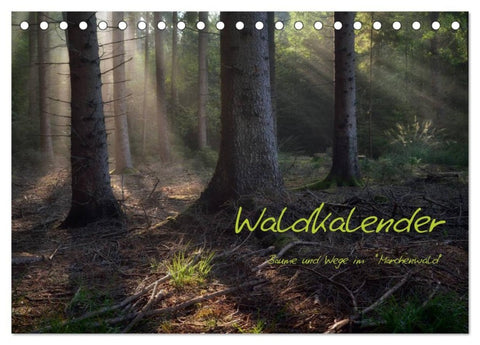Waldkalender (Tischkalender 2027 DIN A5 quer), CALVENDO Monatskalender