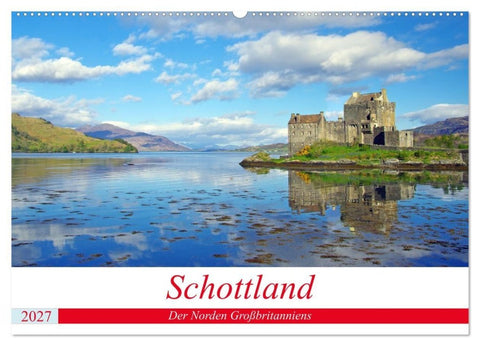 Schottland - Der Norden Großbritanniens (Wandkalender 2027 DIN A2 quer), CALVENDO Monatskalender